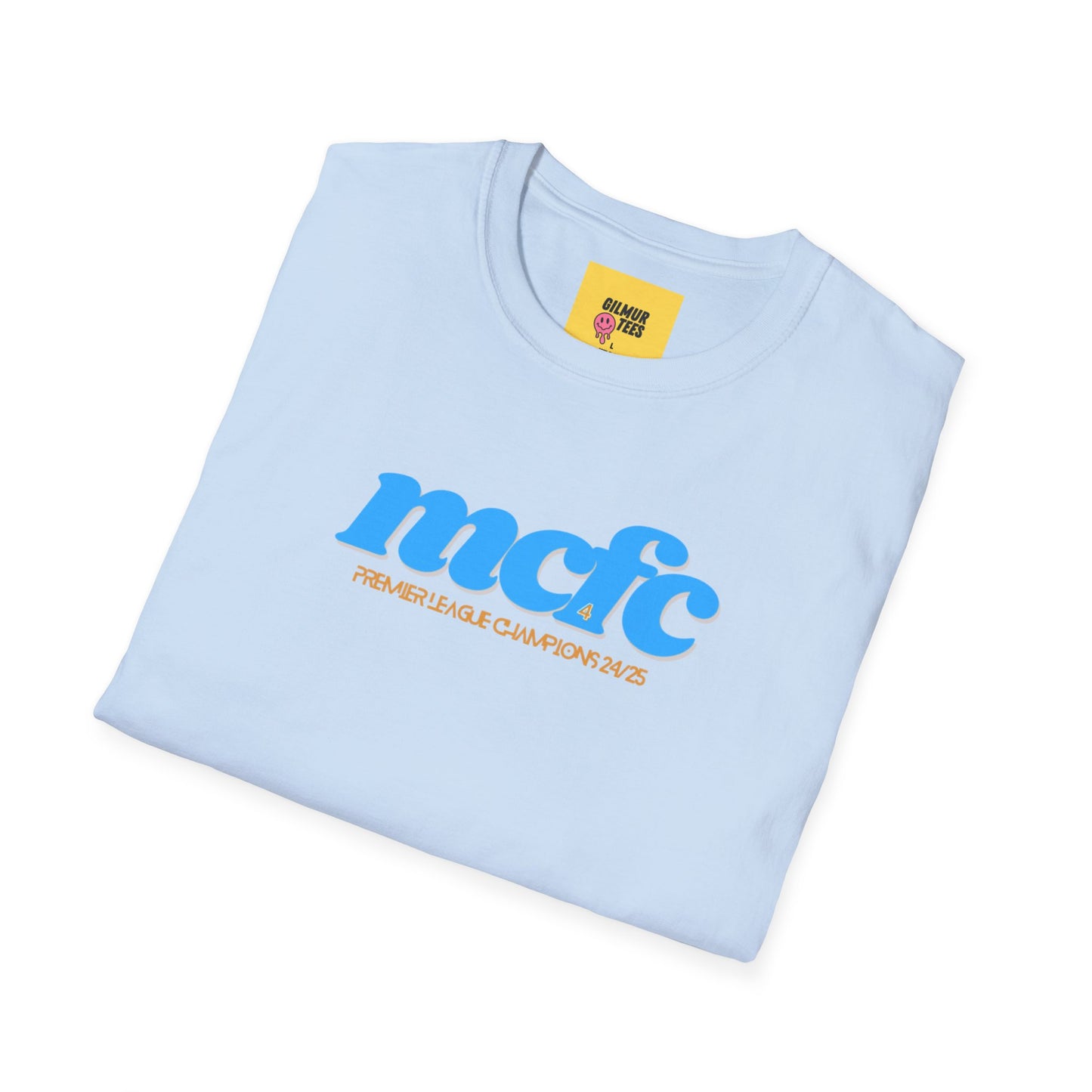 MANCHESTER CITY FC - CHAMPIONS 24/25 TEE - Unisex Softstyle T-Shirt