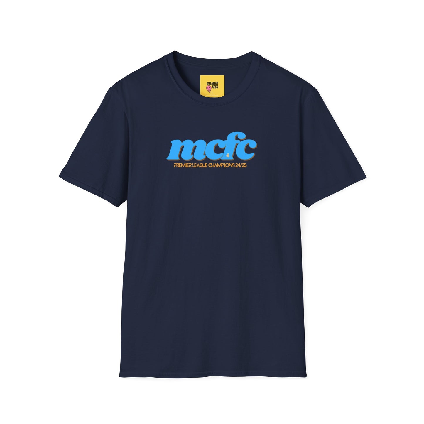MANCHESTER CITY FC - CHAMPIONS 24/25 TEE - Unisex Softstyle T-Shirt