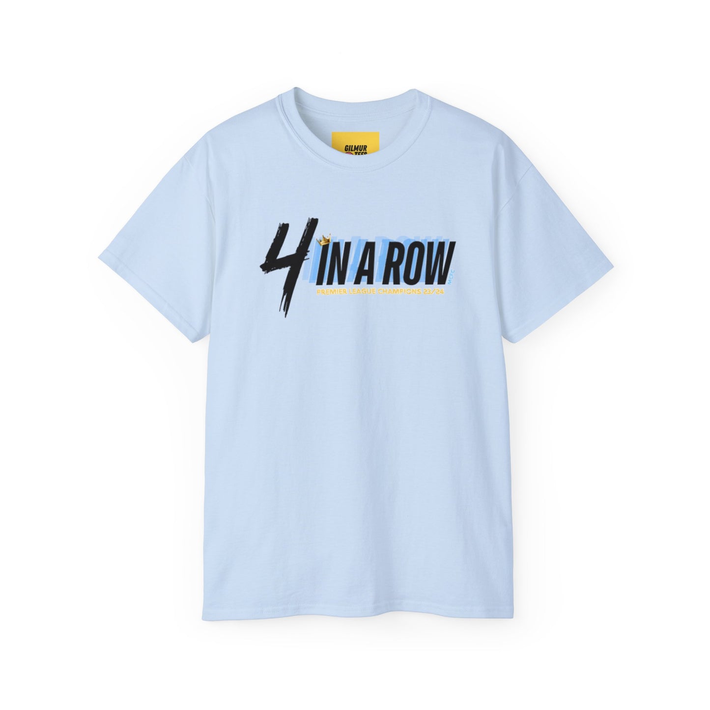 MAN CITY PREMIER LEAGUE WINNERS TEE - 4 IN A ROW