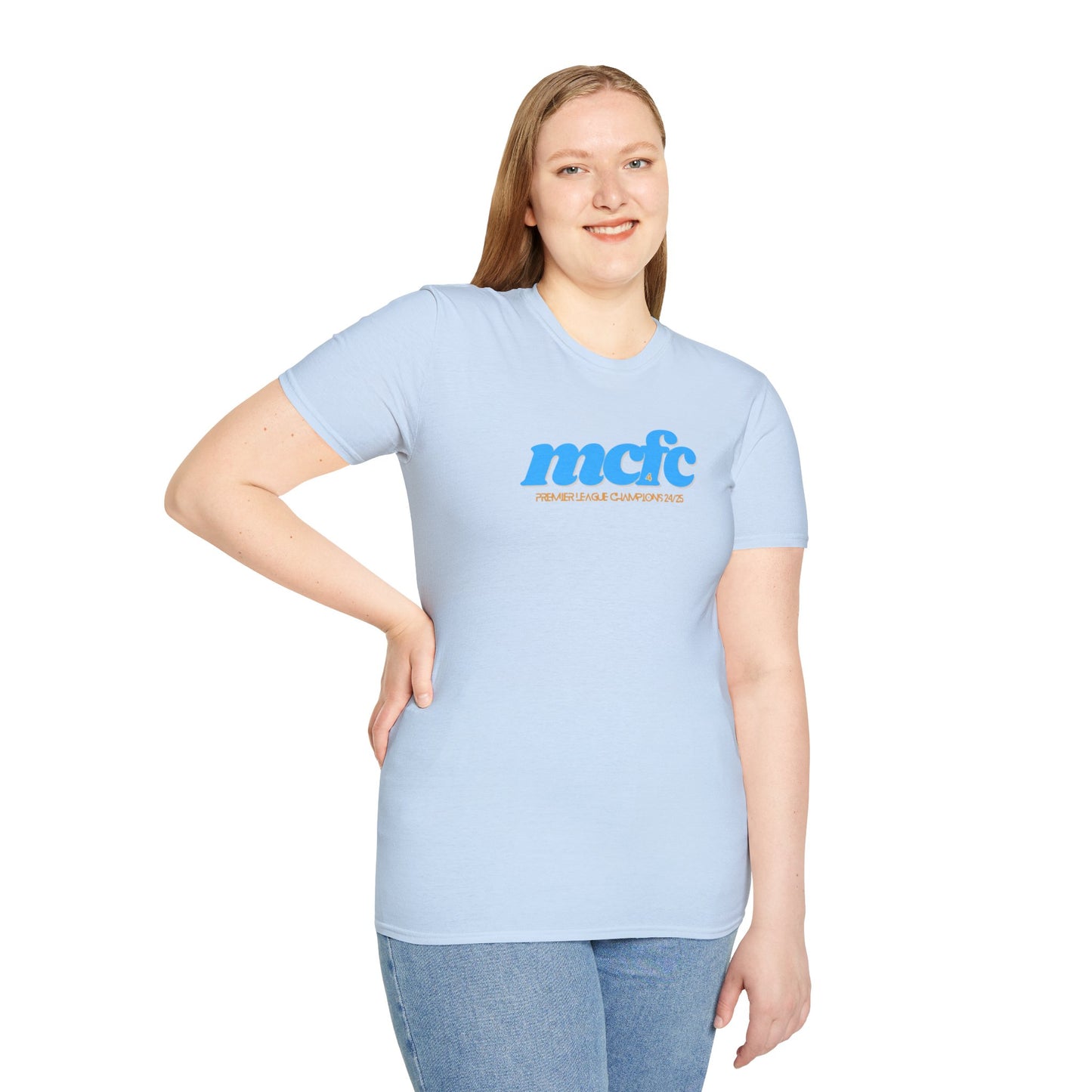MANCHESTER CITY FC - CHAMPIONS 24/25 TEE - Unisex Softstyle T-Shirt