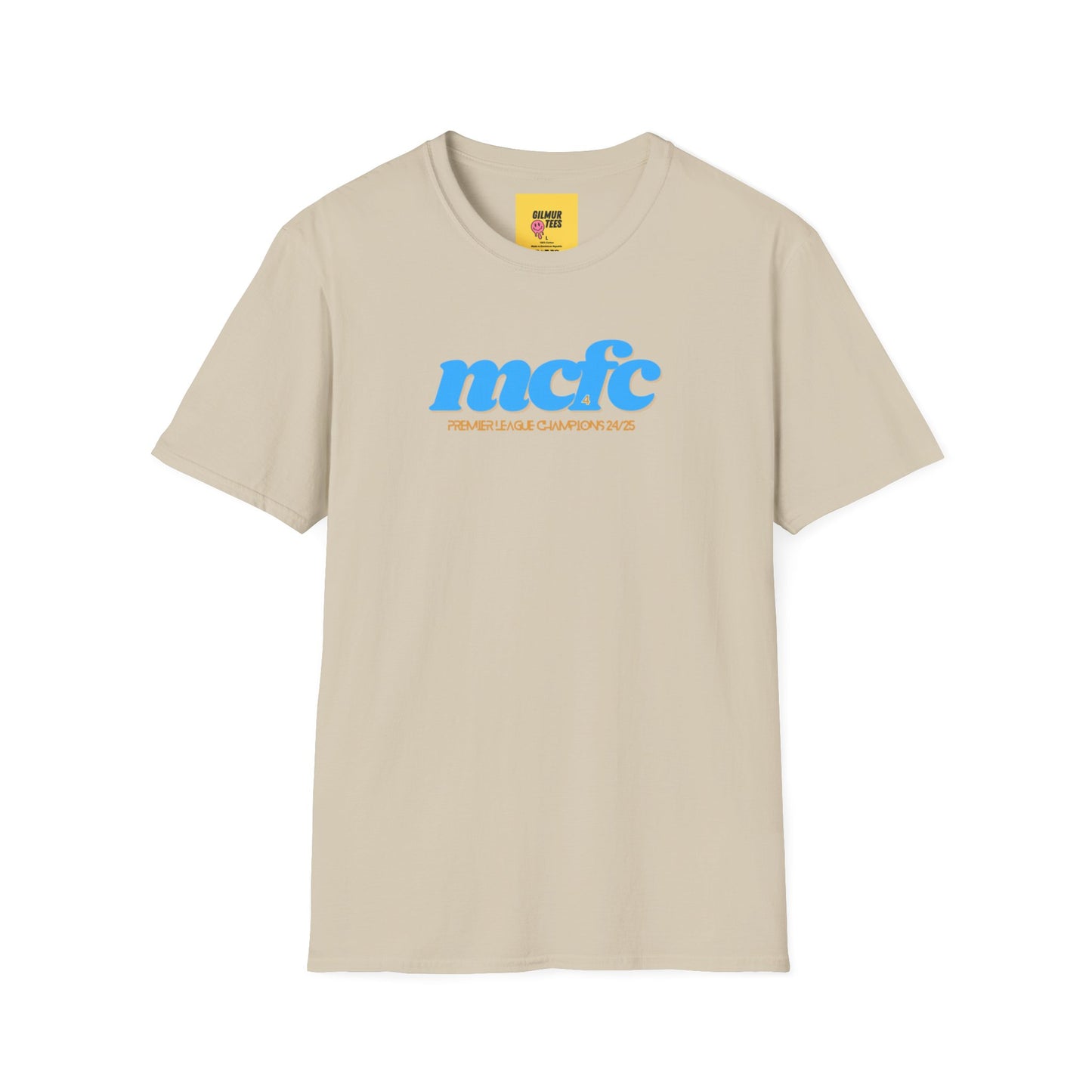 MANCHESTER CITY FC - CHAMPIONS 24/25 TEE - Unisex Softstyle T-Shirt
