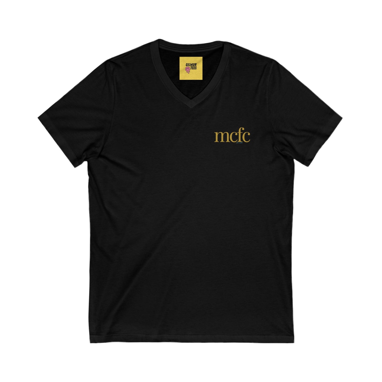 MANCHESTER CITY FC - Unisex Jersey Short Sleeve V-Neck Tee