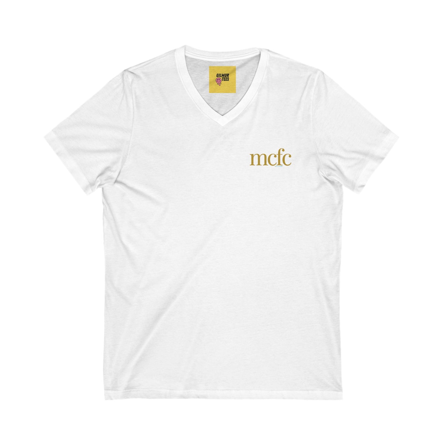 MANCHESTER CITY FC - Unisex Jersey Short Sleeve V-Neck Tee