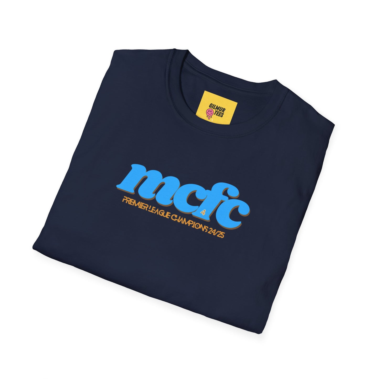 MANCHESTER CITY FC - CHAMPIONS 24/25 TEE - Unisex Softstyle T-Shirt
