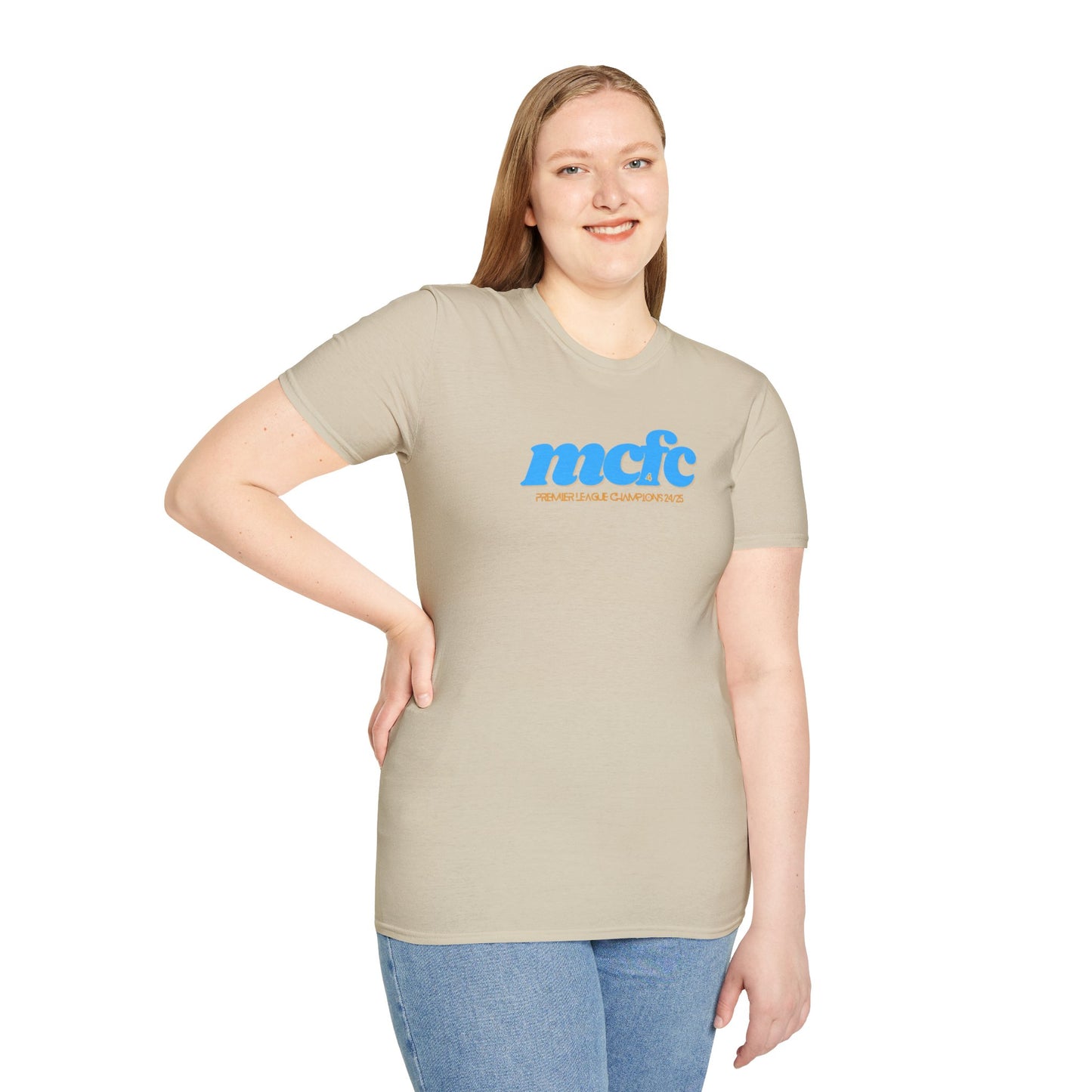 MANCHESTER CITY FC - CHAMPIONS 24/25 TEE - Unisex Softstyle T-Shirt