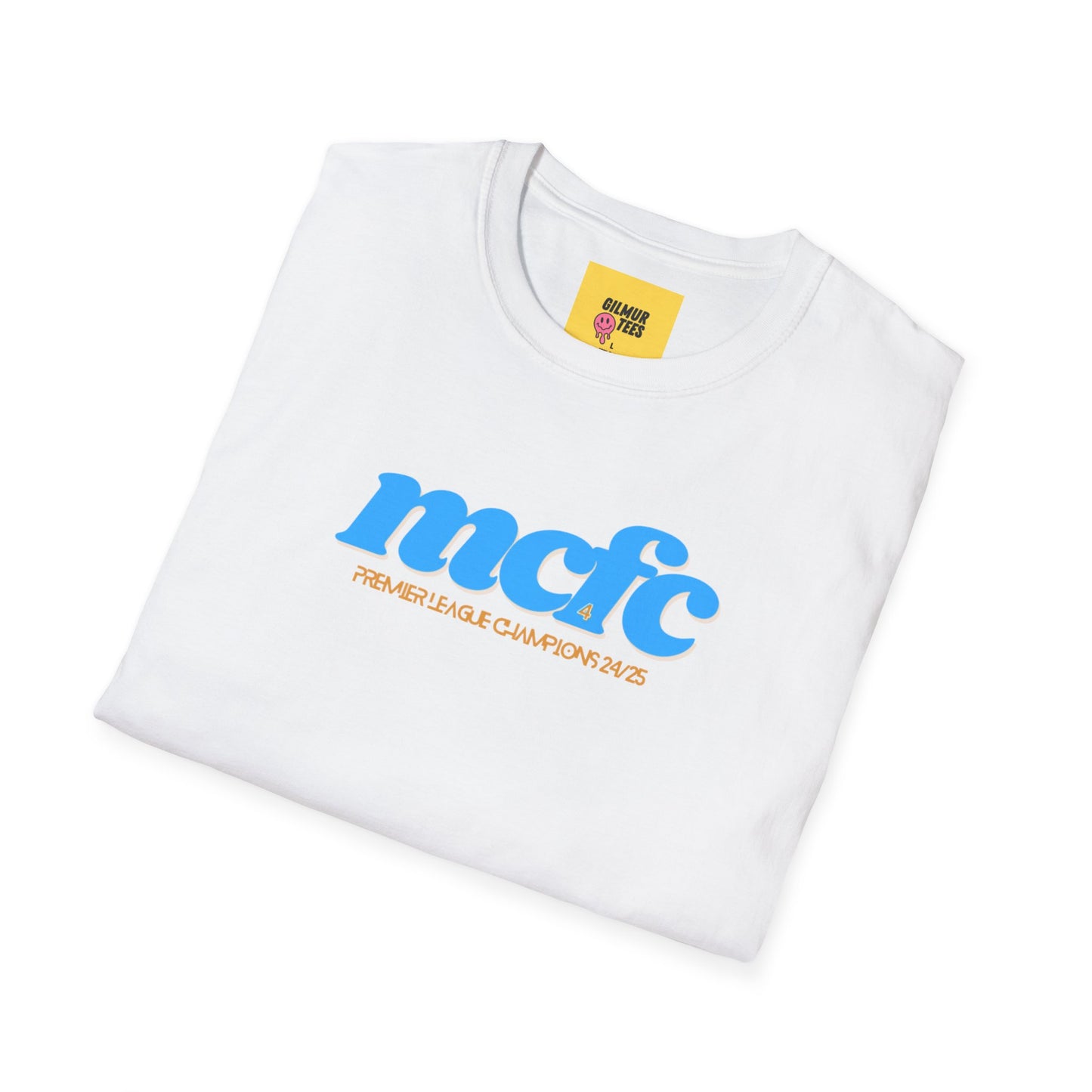 MANCHESTER CITY FC - CHAMPIONS 24/25 TEE - Unisex Softstyle T-Shirt