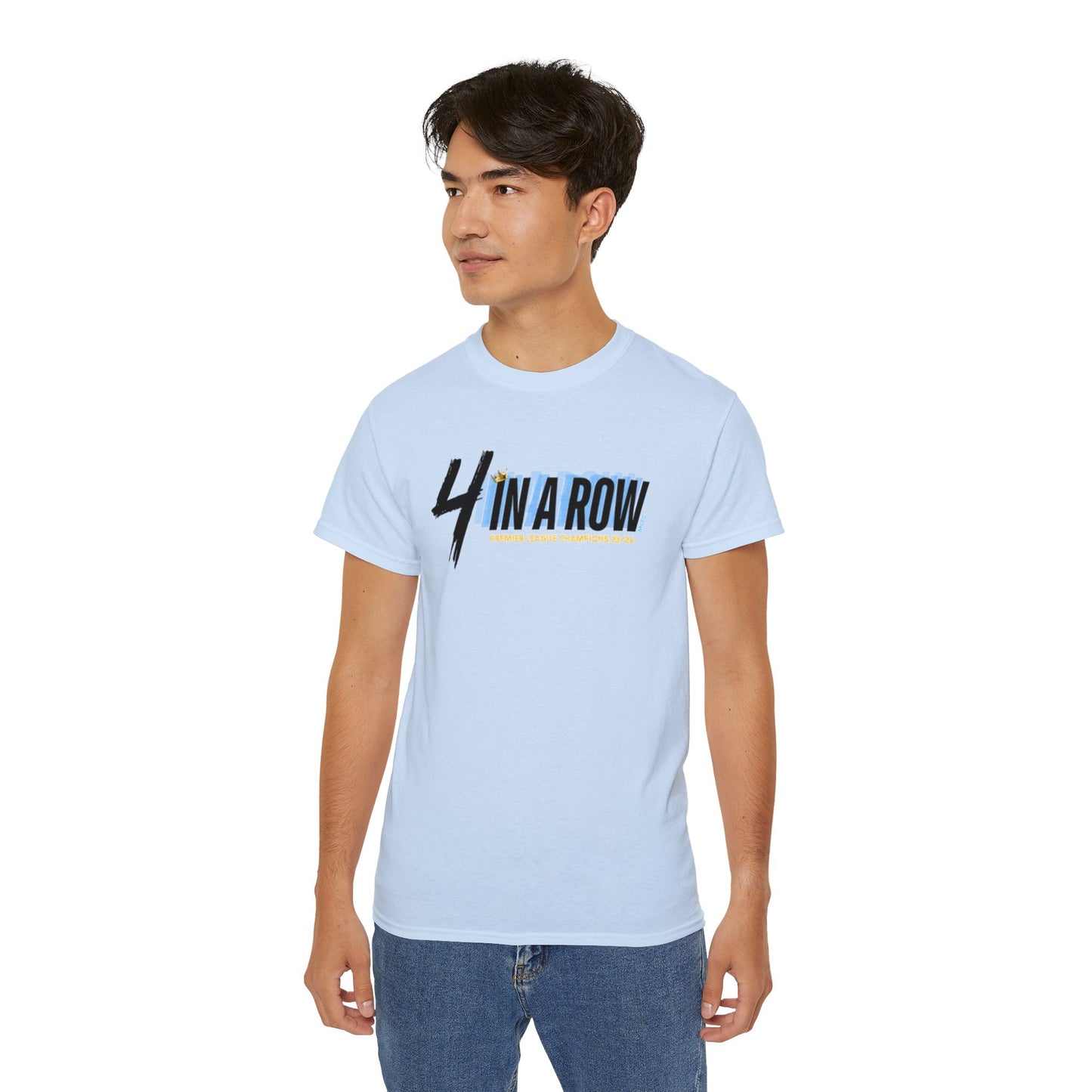 MAN CITY PREMIER LEAGUE WINNERS TEE - 4 IN A ROW