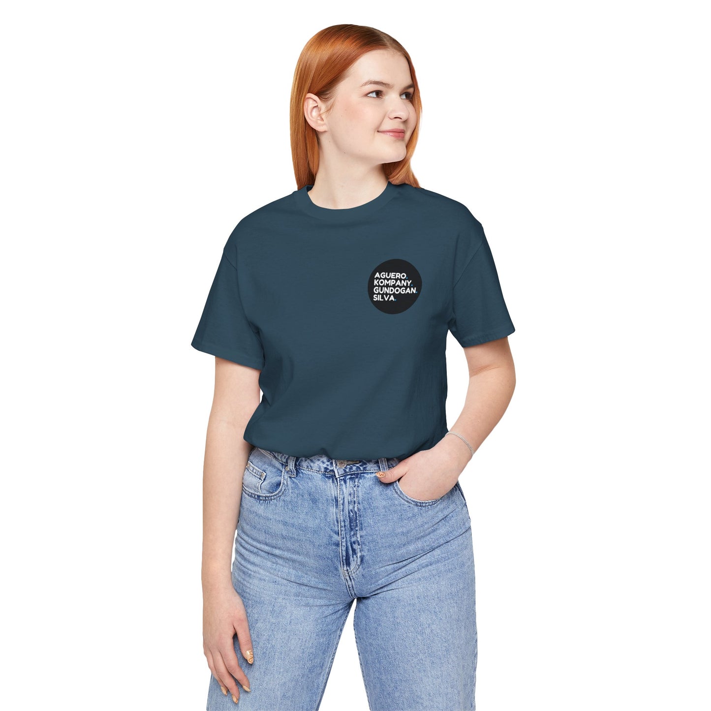 MANCHESTER CITY RECENT LEGENDS TEE - AGUERO/GUNDOGAN/KOMPANY/SILVA