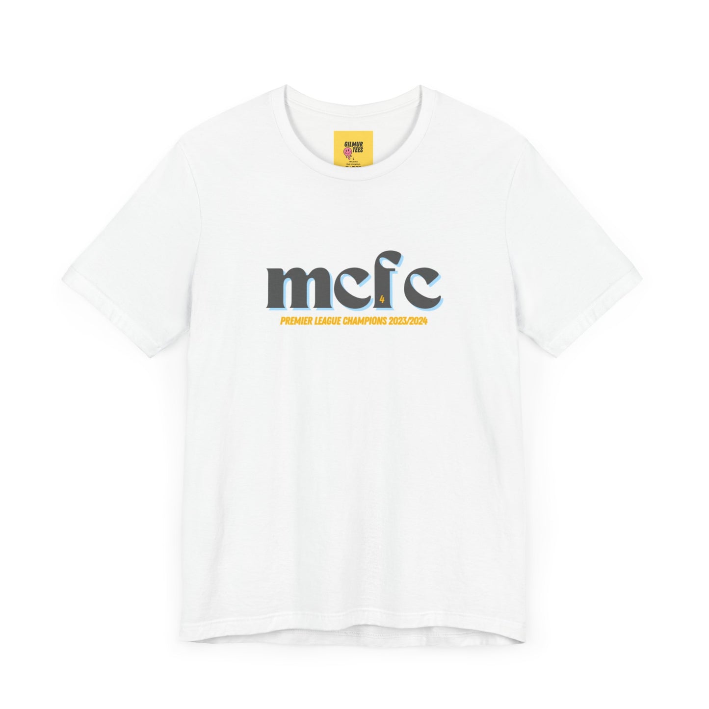 Unisex Jersey Short Sleeve Tee - CHAMPIONS AGAIN OLÈ OLÈ - MANCHESTER CITY FC