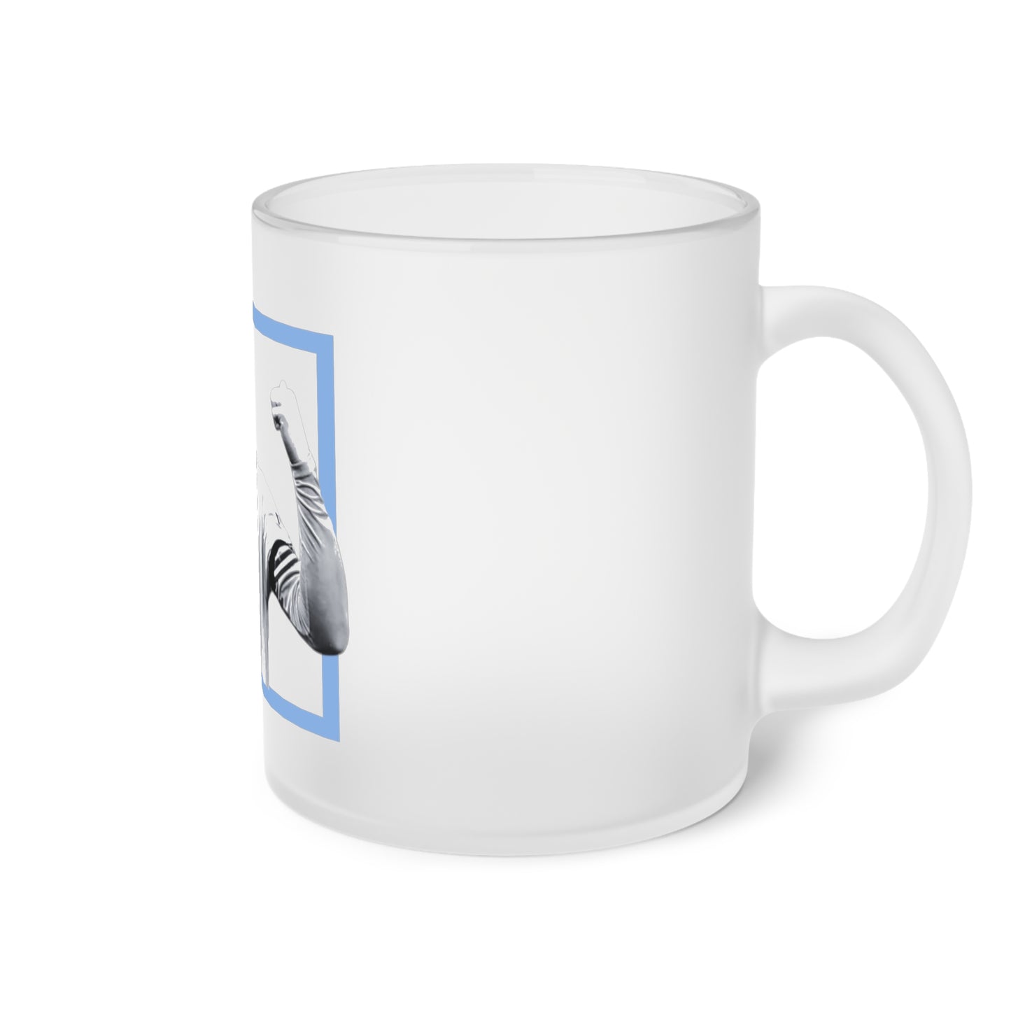 Haaland Frosted Glass Beer Mug