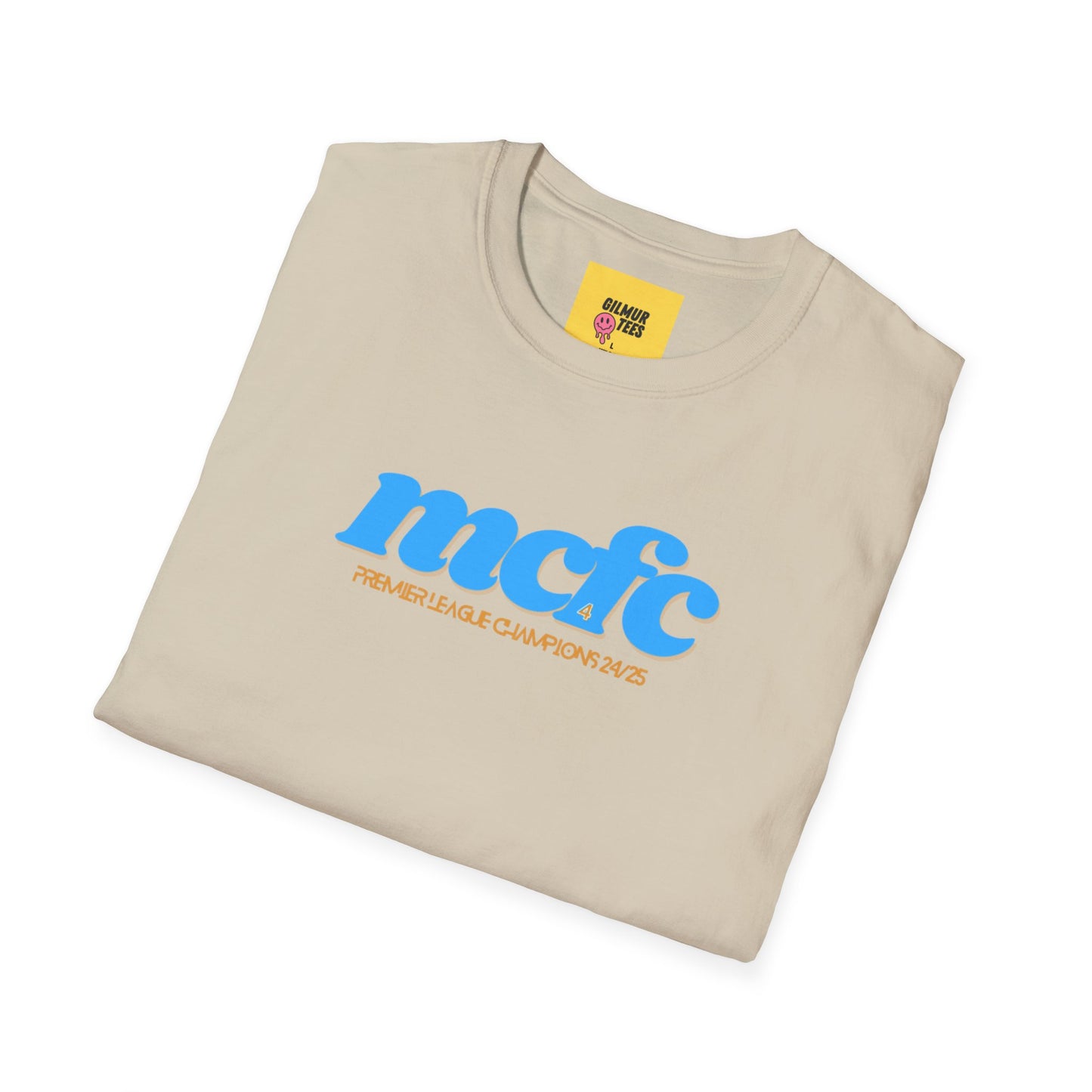 MANCHESTER CITY FC - CHAMPIONS 24/25 TEE - Unisex Softstyle T-Shirt