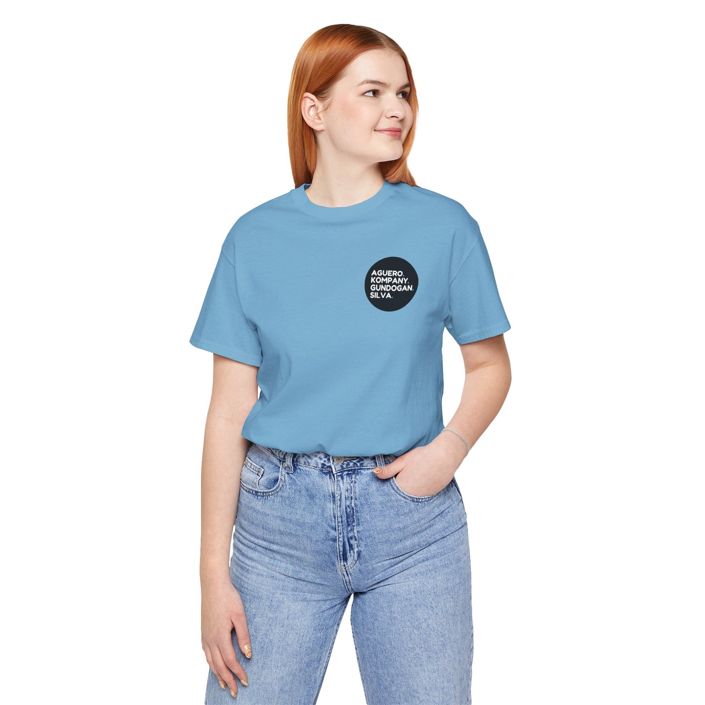 MANCHESTER CITY RECENT LEGENDS TEE - AGUERO/GUNDOGAN/KOMPANY/SILVA