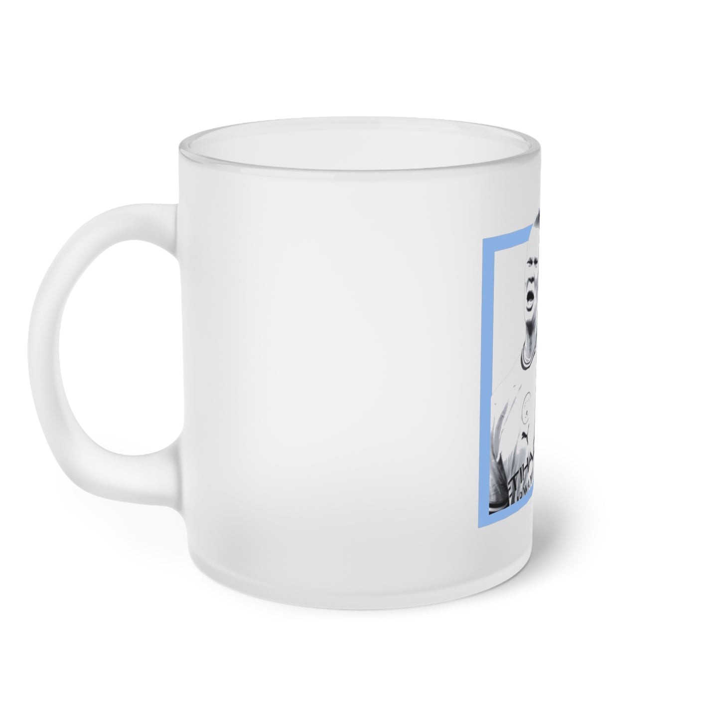 Haaland Frosted Glass Beer Mug