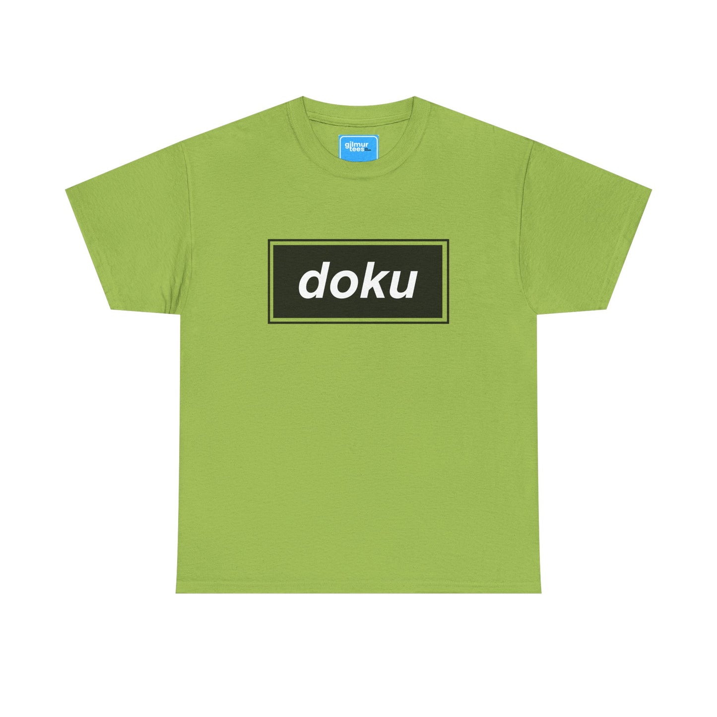 Unisex Heavy Cotton Tee - DOKU in Olive Green