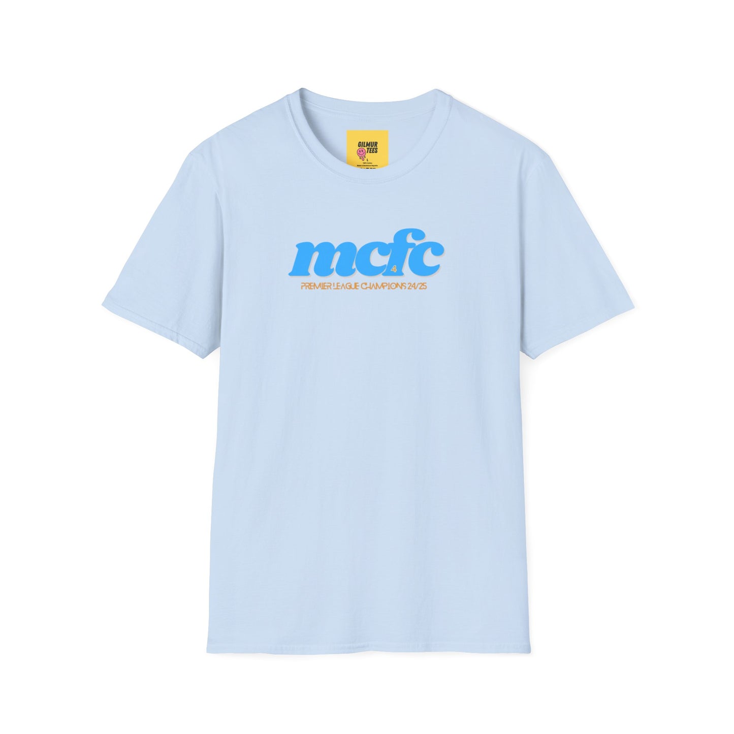 MANCHESTER CITY FC - CHAMPIONS 24/25 TEE - Unisex Softstyle T-Shirt