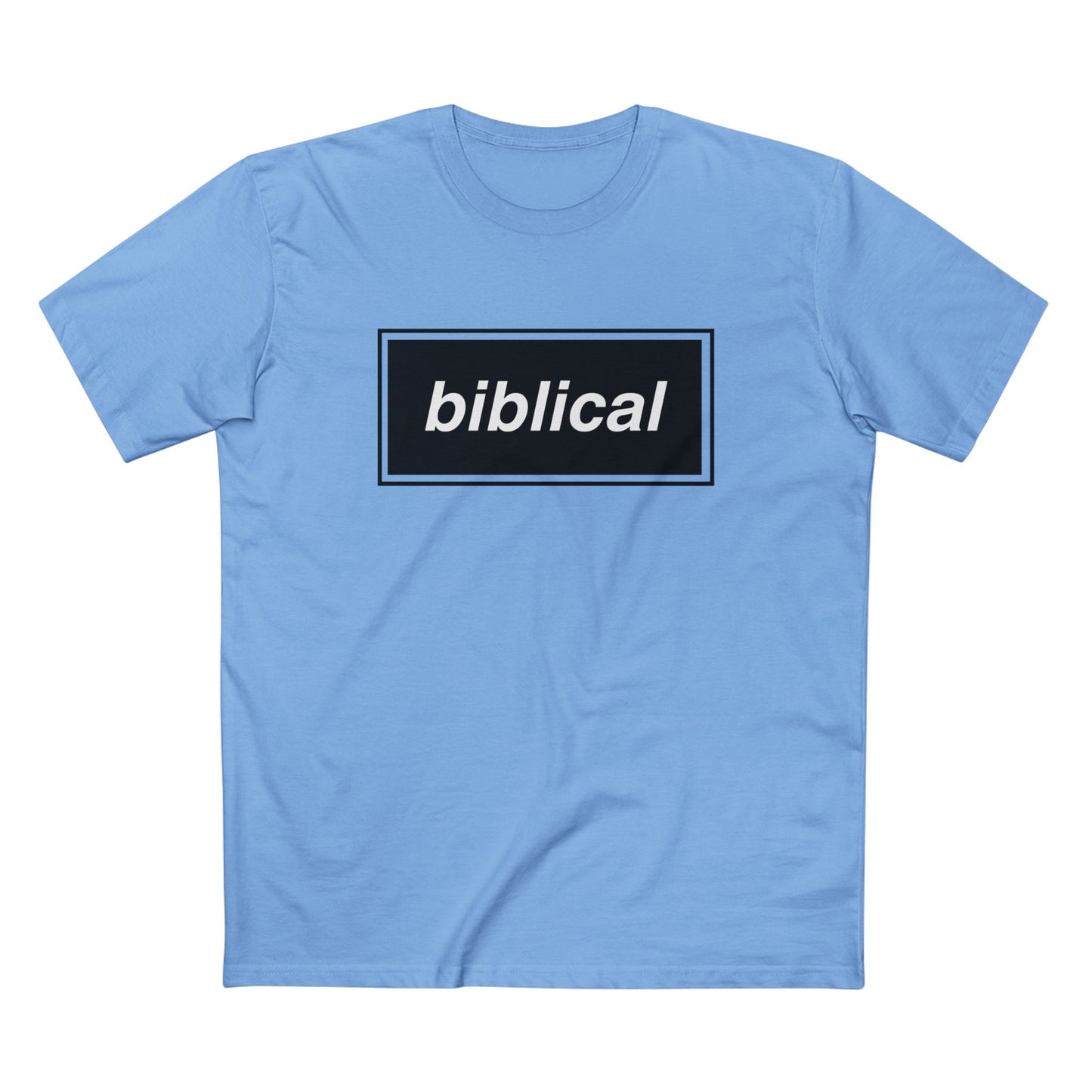 BIBLICAL TEE - BLUE