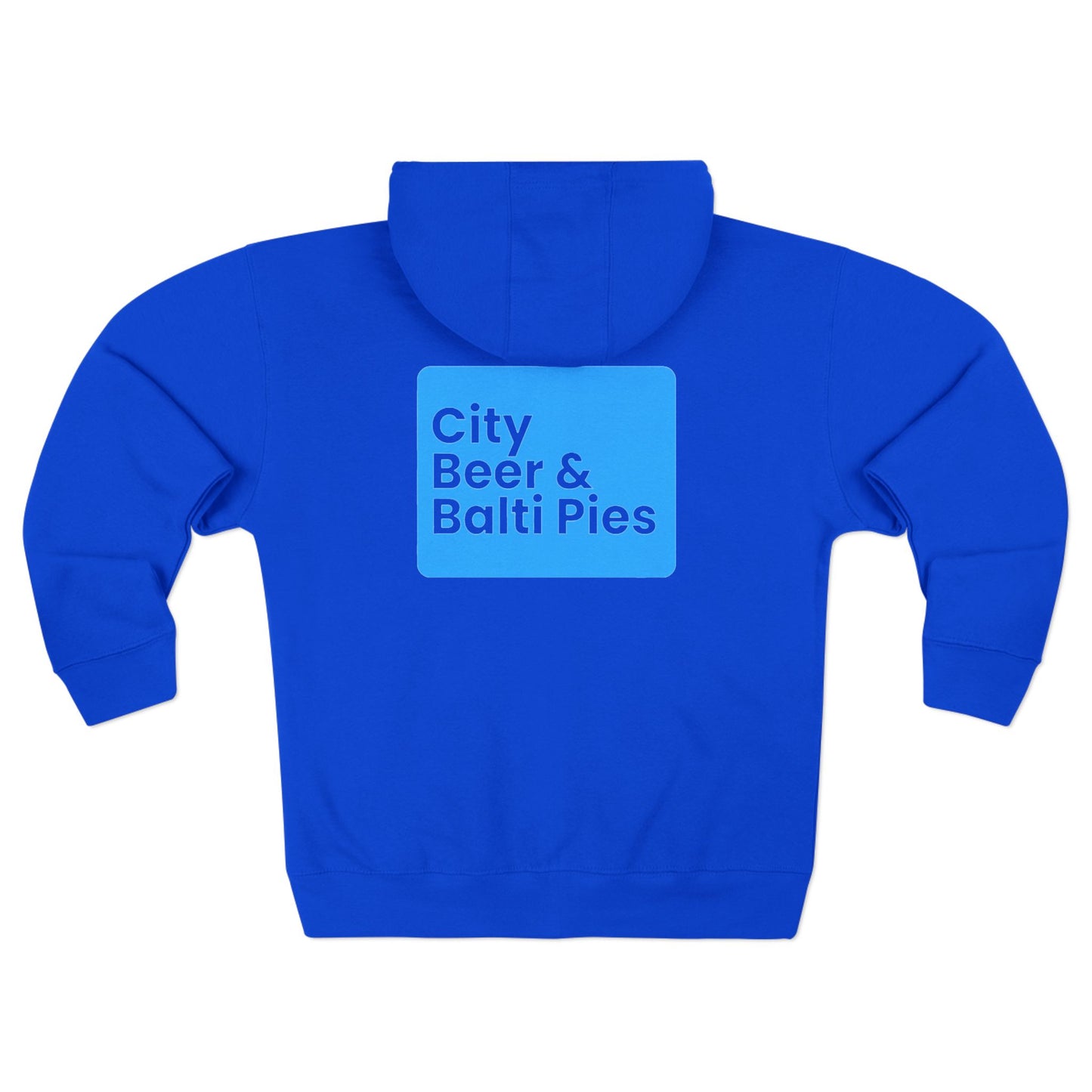 City, Beers & Balti Pies - Zip Hoodie