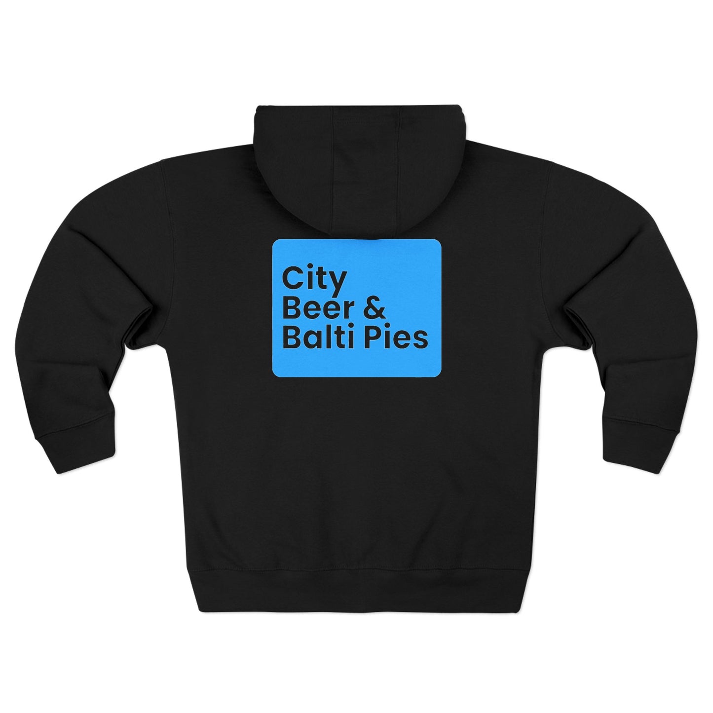 City, Beers & Balti Pies - Zip Hoodie