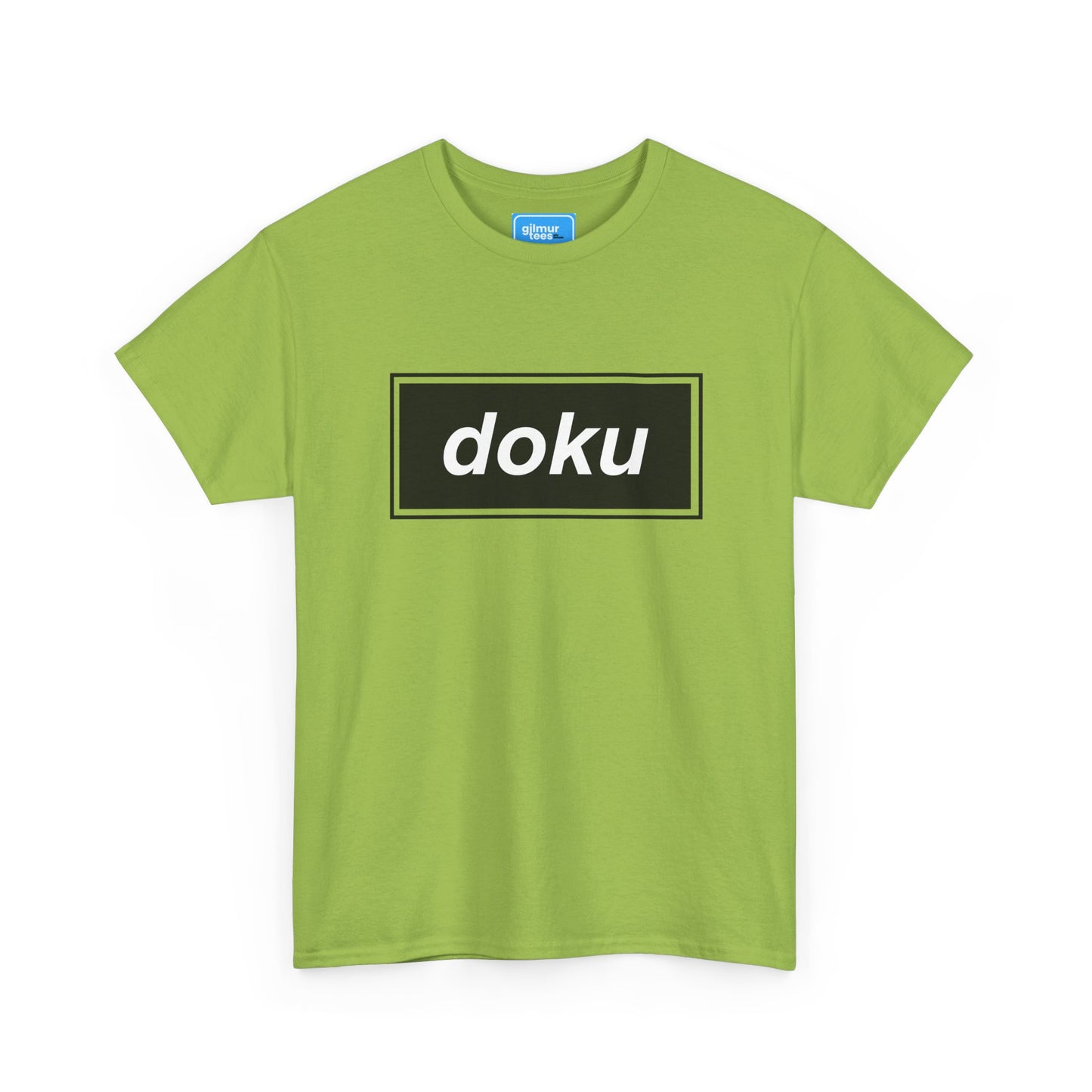 Unisex Heavy Cotton Tee - DOKU in Olive Green