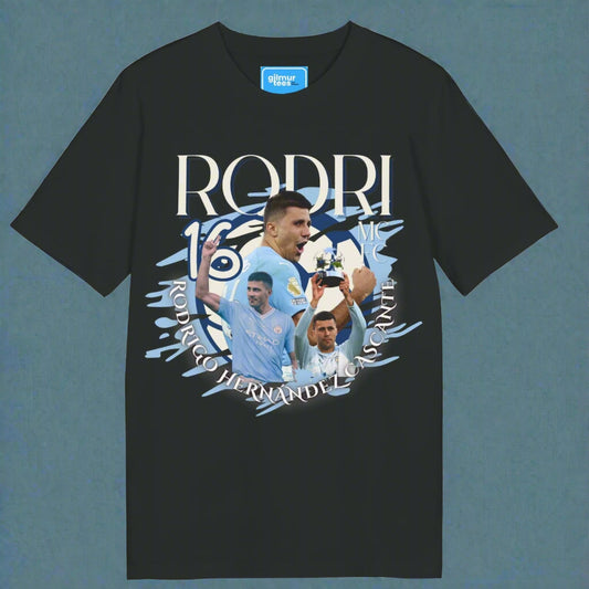 ICONS COLLECTION - RODRI - 'THE BLACK TEE'